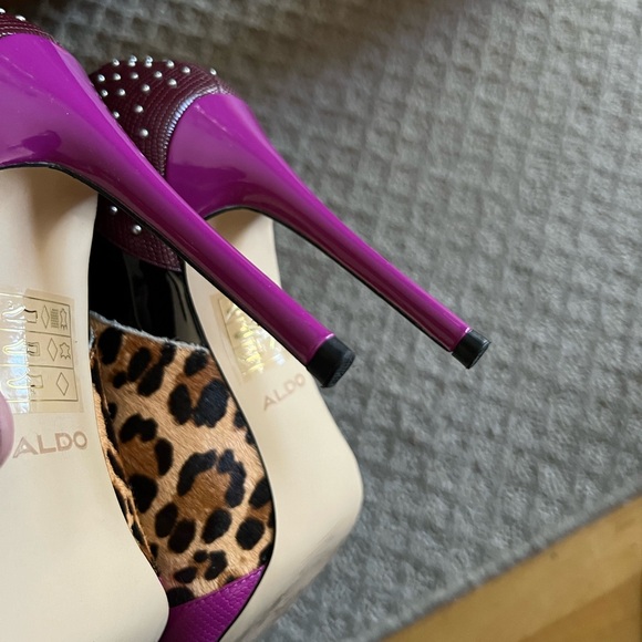 ALDO leopard print high heels - Picture 5 of 7